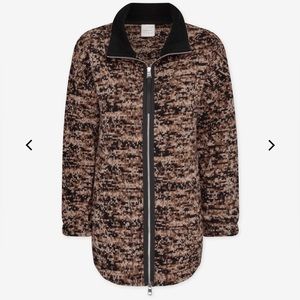 Varley Romar Jacket Brown/Black Wool Blend S